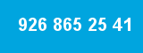926 865 25 41 926 865 25 41